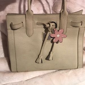 Rooney and Bourke cream colored Satchel